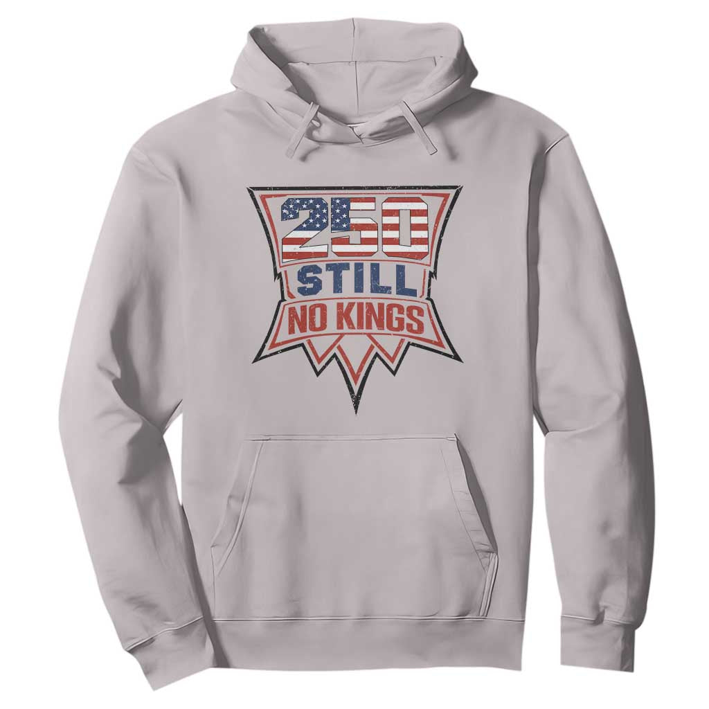 Crown Protest 250 Still No Kings Hoodie American Independence Pride TS12 Ice Gray Print Your Wear