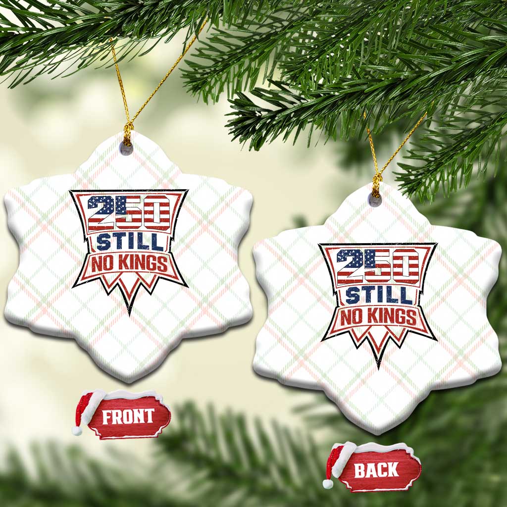 Crown Protest 250 Still No Kings Ceramic Ornament American Independence Pride TS12 Print Your Wear
