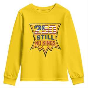 Crown Protest 250 Still No Kings Youth Sweatshirt American Independence Pride TS12 Daisy Print Your Wear