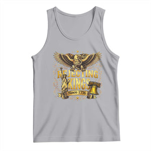 Rejecting Kings Since 1776 Tank Top Eagle Freedom Patriotic TS12 Athletic Heather Print Your Wear