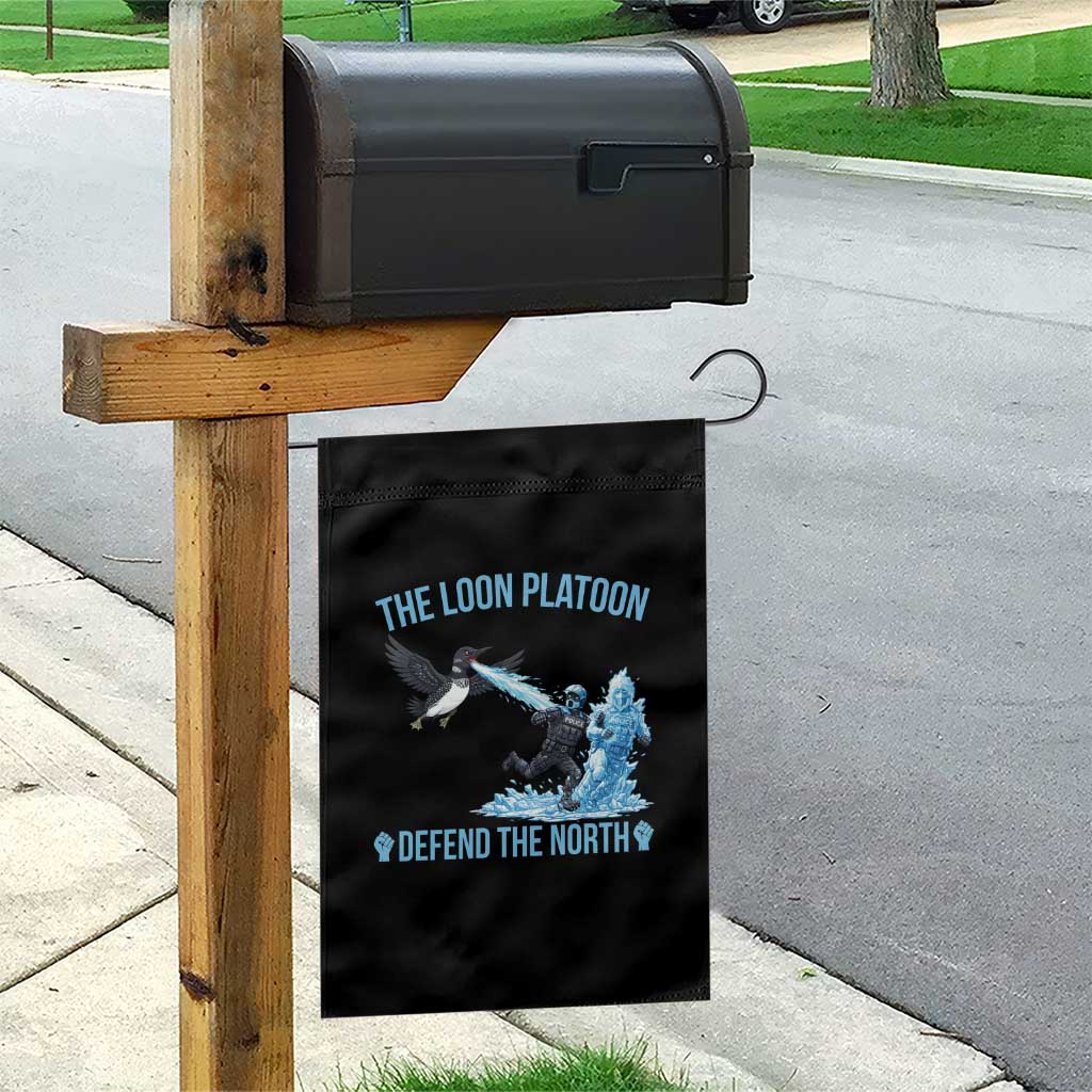 The Loon Platoon Defend The North Garden Flag Minnesota Rebel Loon Resist TS12 Print Your Wear