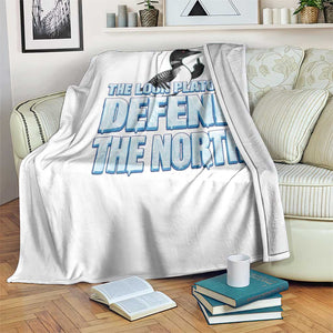 The Loon Platoon Defend The North Throw Blanket MN State Bird Loon Resistance TS12 Print Your Wear
