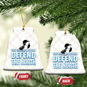 The Loon Platoon Defend The North Ceramic Ornament MN State Bird Loon Resistance TS12 Print Your Wear