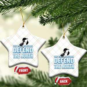 The Loon Platoon Defend The North Ceramic Ornament MN State Bird Loon Resistance TS12 Print Your Wear