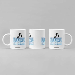 The Loon Platoon Defend The North Coffee Mug MN State Bird Loon Resistance TS12 Print Your Wear