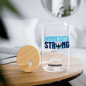 MN State Bird Loon Glass Can Minnesota Strong Pride TS12 Print Your Wear