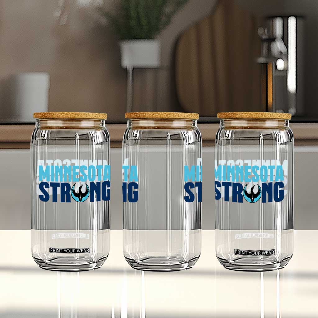 MN State Bird Loon Glass Can Minnesota Strong Pride TS12 Print Your Wear