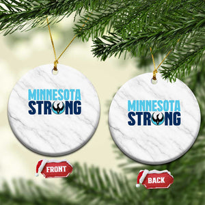MN State Bird Loon Ceramic Ornament Minnesota Strong Pride TS12 1pc White Marble Print Your Wear
