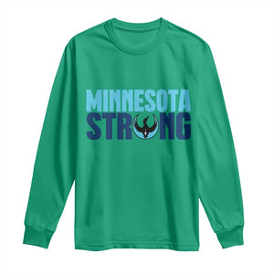 MN State Bird Loon Long Sleeve Shirt Minnesota Strong Pride TS12 Irish Green Print Your Wear