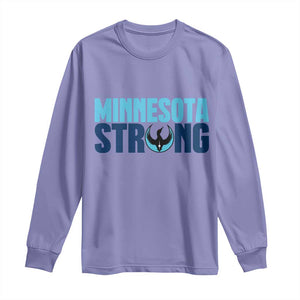 MN State Bird Loon Long Sleeve Shirt Minnesota Strong Pride TS12 Violet Print Your Wear