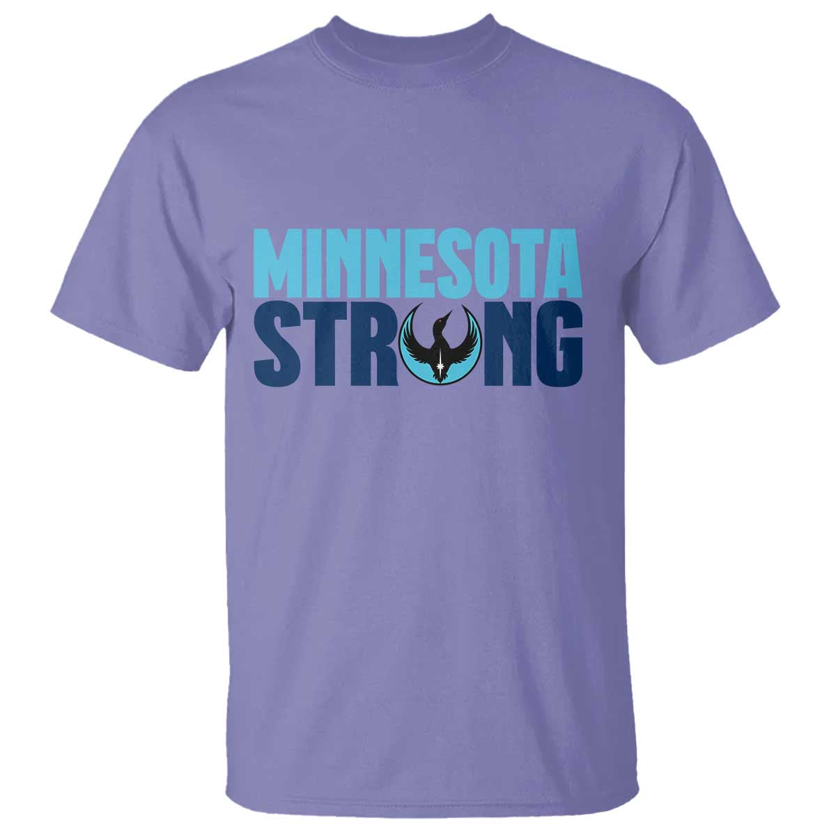 MN State Bird Loon T Shirt Minnesota Strong Pride TS12 Violet Print Your Wear