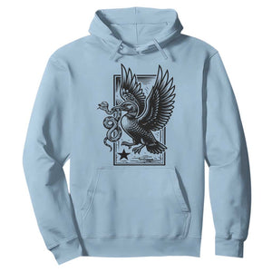 Rebel Loon Takes Down The Snake Hoodie Support MN Anti Ice Movement TS12 Light Blue Print Your Wear