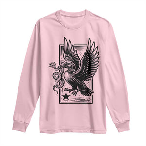 Rebel Loon Takes Down The Snake Long Sleeve Shirt Support MN Anti Ice Movement TS12 Light Pink Print Your Wear