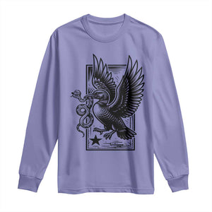 Rebel Loon Takes Down The Snake Long Sleeve Shirt Support MN Anti Ice Movement TS12 Violet Print Your Wear