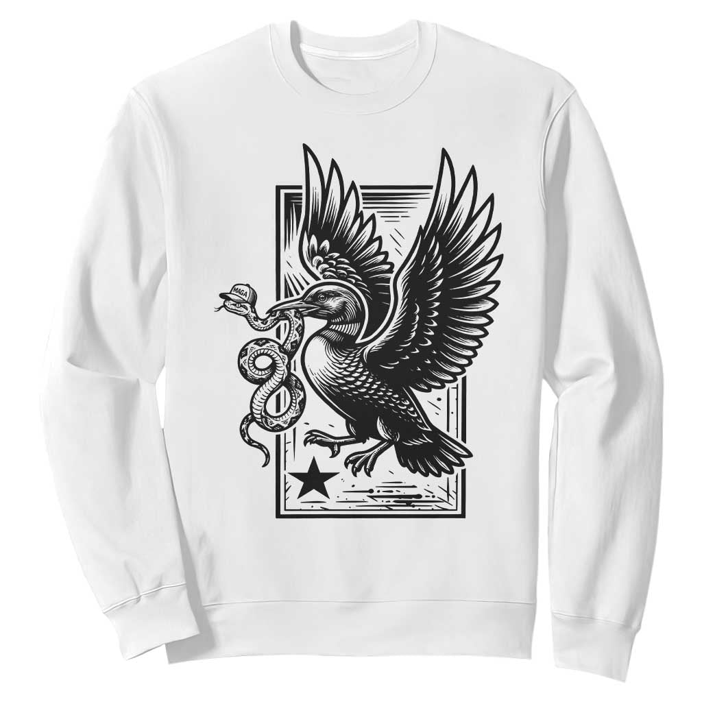Rebel Loon Takes Down The Snake Sweatshirt Support MN Anti Ice Movement TS12 White Print Your Wear