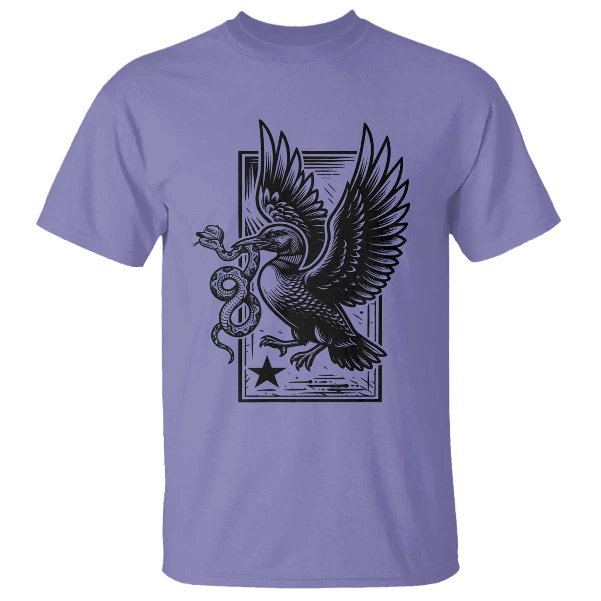 Rebel Loon Takes Down The Snake T Shirt Support MN Anti Ice Movement TS12 Violet Print Your Wear