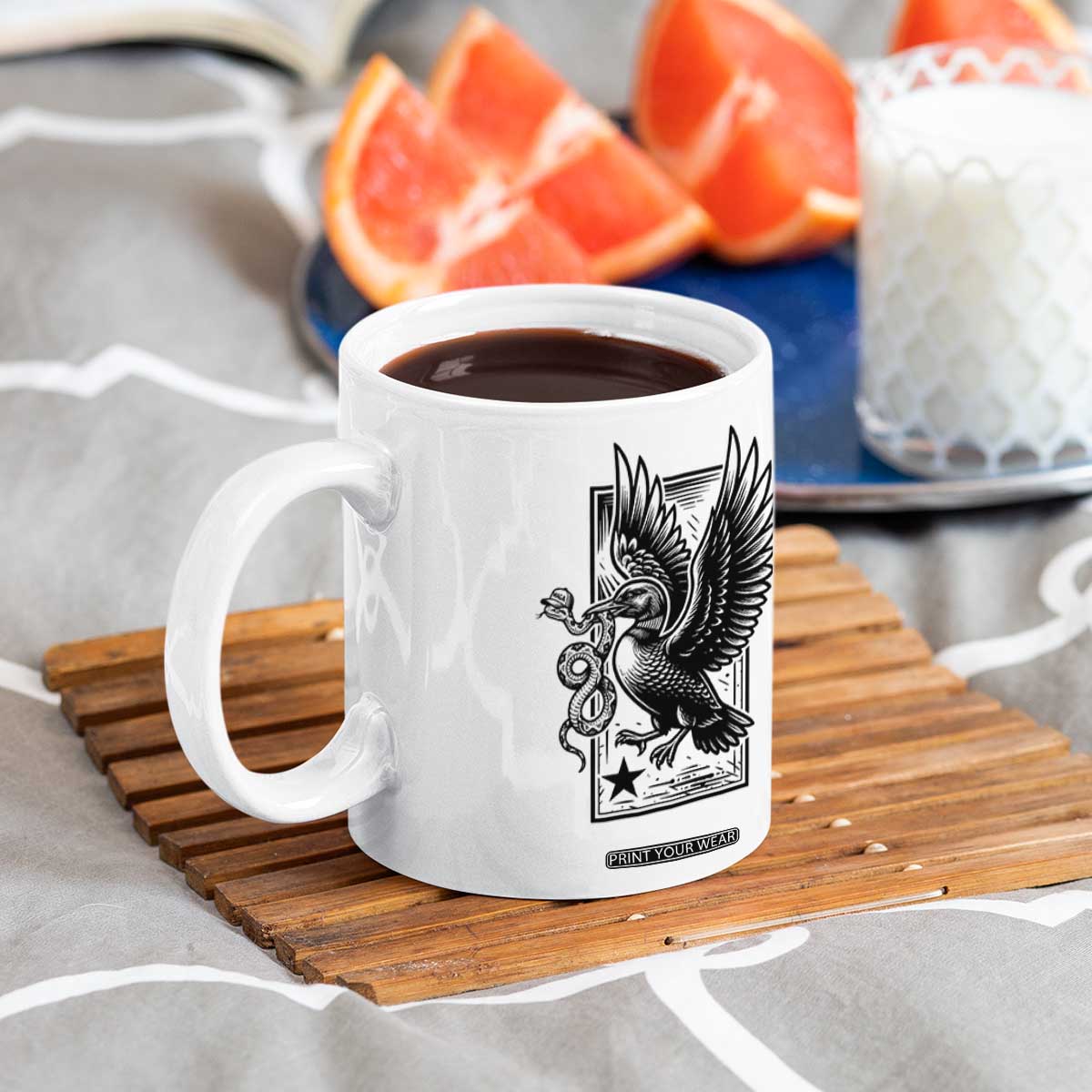 Rebel Loon Takes Down The Snake Coffee Mug Support MN Anti Ice Movement TS12 Print Your Wear