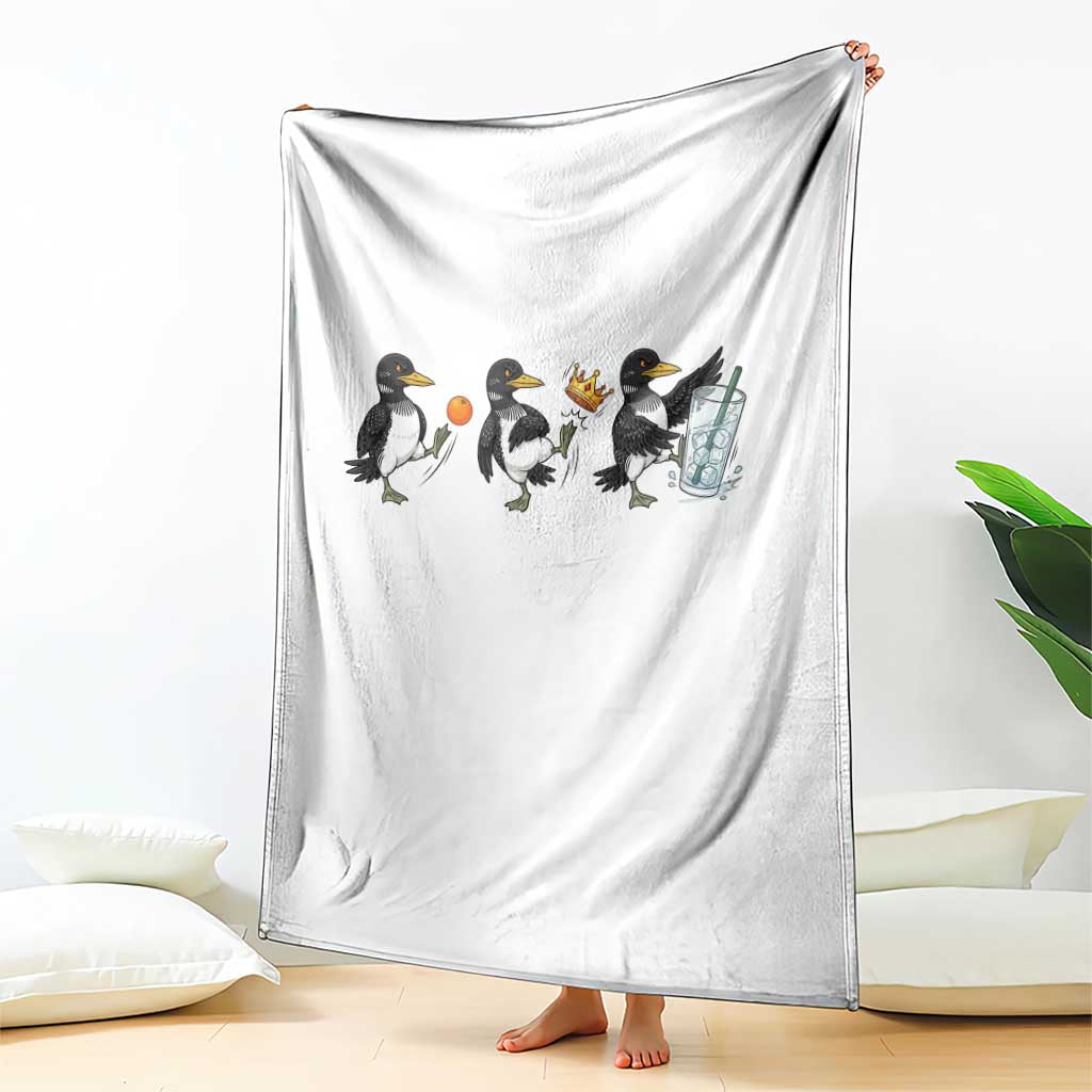 Funny No Kings MN Rebel Loon Throw Blanket Minnesota State Pride TS12 Print Your Wear