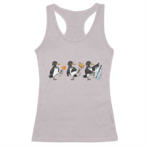 Funny No Kings MN Rebel Loon Racerback Tank Top Minnesota State Pride TS12 Ice Gray Print Your Wear