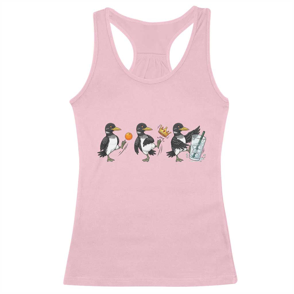 Funny No Kings MN Rebel Loon Racerback Tank Top Minnesota State Pride TS12 Light Pink Print Your Wear
