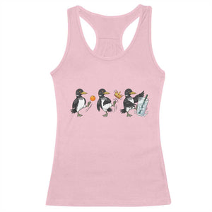 Funny No Kings MN Rebel Loon Racerback Tank Top Minnesota State Pride TS12 Light Pink Print Your Wear