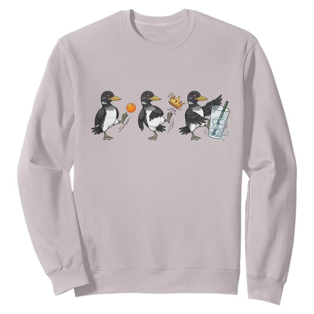 Funny No Kings MN Rebel Loon Sweatshirt Minnesota State Pride TS12 Ice Gray Print Your Wear