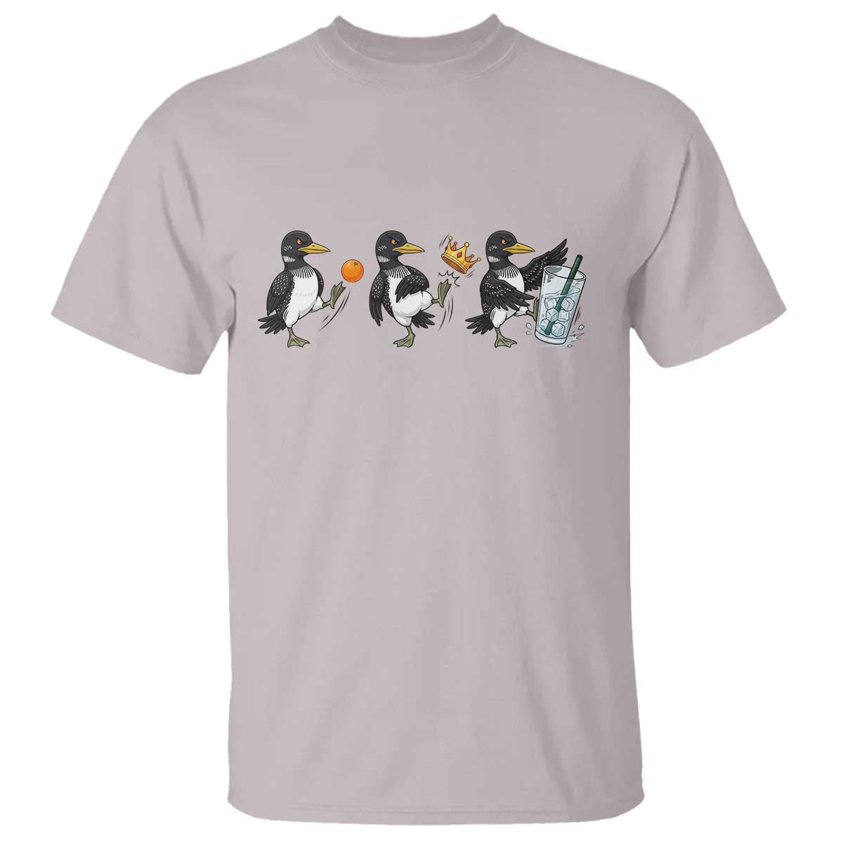 Funny No Kings MN Rebel Loon T Shirt Minnesota State Pride TS12 Ice Gray Print Your Wear