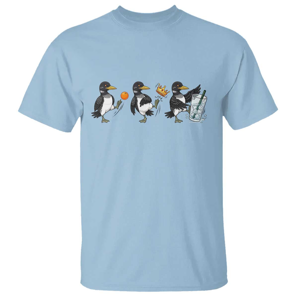 Funny No Kings MN Rebel Loon T Shirt Minnesota State Pride TS12 Light Blue Print Your Wear