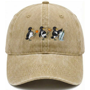 Funny No Kings MN Rebel Loon Washed Cotton Baseball Cap Minnesota State Pride TS12 Print Your Wear
