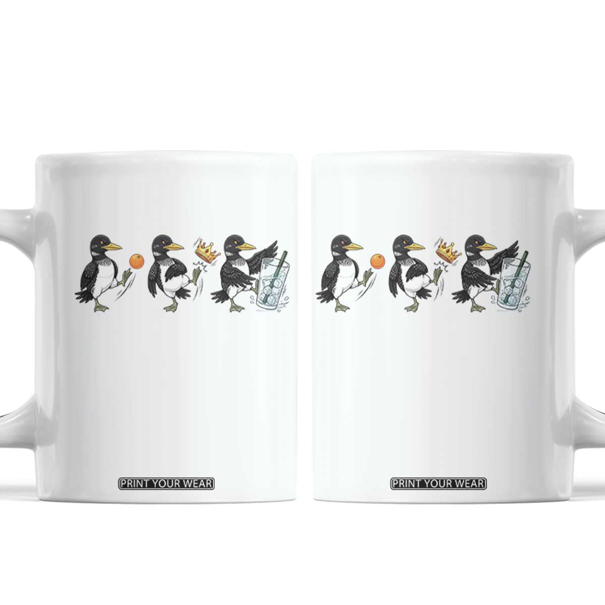 Funny No Kings MN Rebel Loon Coffee Mug Minnesota State Pride TS12 White Print Your Wear