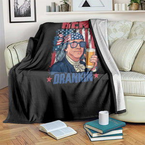 Benjamin Franklin Throw Blanket Funny Ben Drankin American History TS12 Print Your Wear