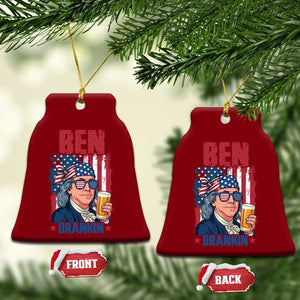 Benjamin Franklin Ceramic Ornament Funny Ben Drankin American History TS12 Print Your Wear