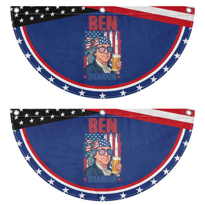Benjamin Franklin Patriotic Fan Flag Funny Ben Drankin American History TS12 2pcs pack Classic Navy Print Your Wear