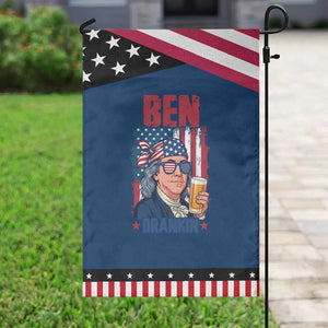 Benjamin Franklin Garden Flag Funny Ben Drankin American History TS12 Classic Blue Black Print Your Wear