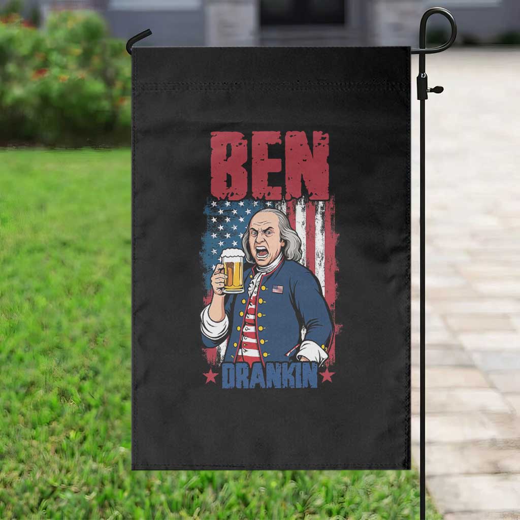 Benjamin Franklin Garden Flag Funny Patriotic Founding Father TS12 Print Your Wear