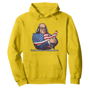 Benjamin Franklin Hoodie Freedom Liberty Independence American History TS12 Daisy Print Your Wear