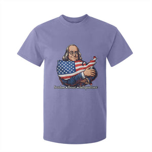 Benjamin Franklin T Shirt For Kid Freedom Liberty Independence American History TS12 Violet Print Your Wear