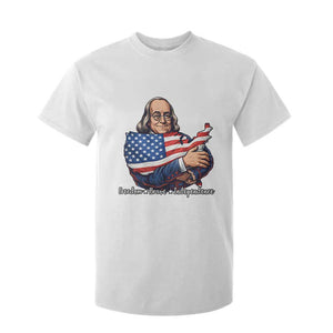 Benjamin Franklin T Shirt For Kid Freedom Liberty Independence American History TS12 White Print Your Wear