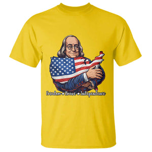 Benjamin Franklin T Shirt Freedom Liberty Independence American History TS12 Daisy Print Your Wear