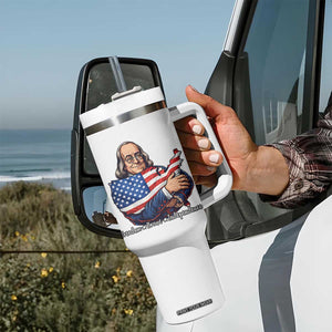Benjamin Franklin Tumbler With Handle Freedom Liberty Independence American History TS12 Print Your Wear