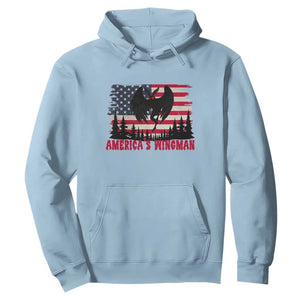 Mothman Americas Wingman Hoodie Funny Patriotic Cryptid TS12 Light Blue Print Your Wear