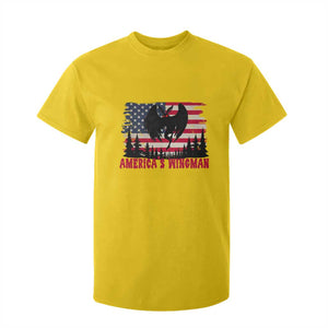 Mothman Americas Wingman T Shirt For Kid Funny Patriotic Cryptid TS12 Daisy Print Your Wear