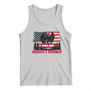 Mothman Americas Wingman Tank Top Funny Patriotic Cryptid TS12 Ash Print Your Wear