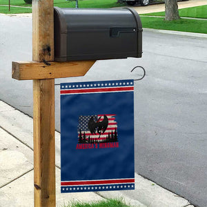 Mothman Americas Wingman Garden Flag Funny Patriotic Cryptid TS12 Classic Blue Red Print Your Wear