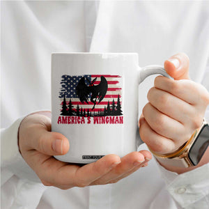 Mothman Americas Wingman Coffee Mug Funny Patriotic Cryptid TS12 Print Your Wear