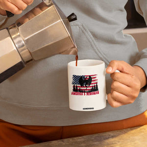Mothman Americas Wingman Coffee Mug Funny Patriotic Cryptid TS12 Print Your Wear