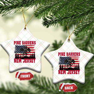 Patriotic Jersey Devil Ceramic Ornament Pine Barrens New Jersey Cryptid TS12 Print Your Wear