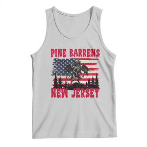 Patriotic Jersey Devil Tank Top Pine Barrens New Jersey Cryptid TS12 Ash Print Your Wear