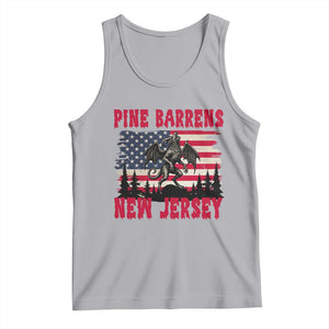 Patriotic Jersey Devil Tank Top Pine Barrens New Jersey Cryptid TS12 Athletic Heather Print Your Wear