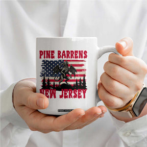 Patriotic Jersey Devil Coffee Mug Pine Barrens New Jersey Cryptid TS12 Print Your Wear